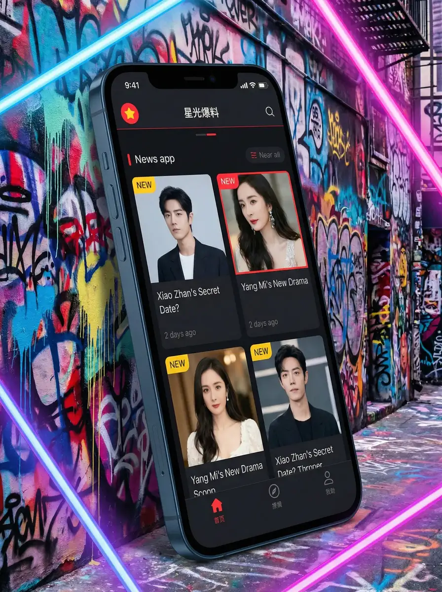 一条龙李贞贤 APP界面展示 - 掌上吃瓜神器